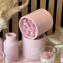 Load image into Gallery viewer, Pink Love Heart Candle

