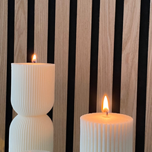 Load image into Gallery viewer, Hourglass Pillar Candle
