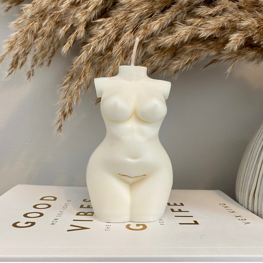 Freya Candle with C-Section Scar