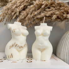 Load image into Gallery viewer, Freya Candle with Stretch Marks Full Body

