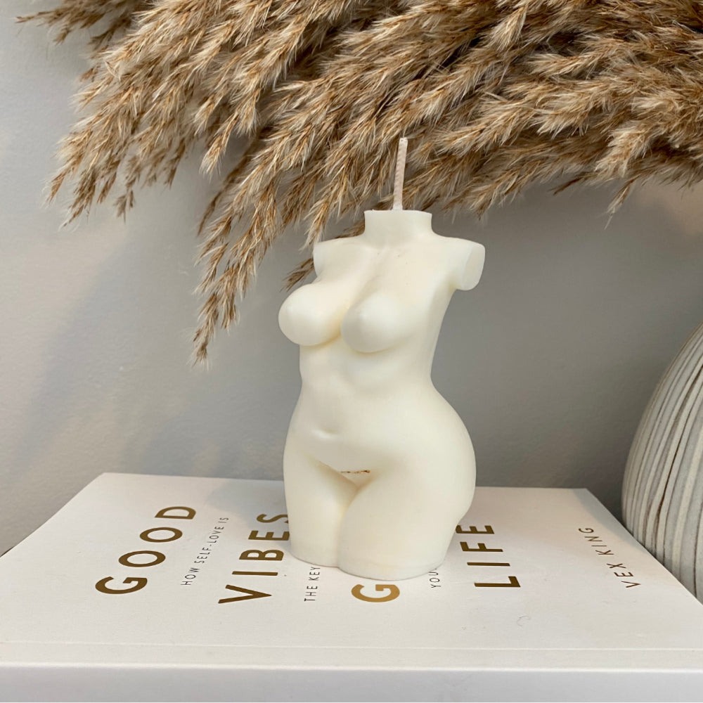 Freya Candle with C-Section Scar