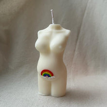Load image into Gallery viewer, Rainbow Baby Pregnancy Candle
