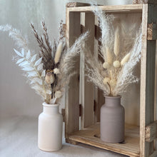 Load image into Gallery viewer, Bud Vase, milk bottle shape with Dried Flower Arrangement
