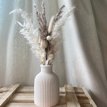 Load image into Gallery viewer, Bud Vase, Ridged with Dried Flower Arrangement
