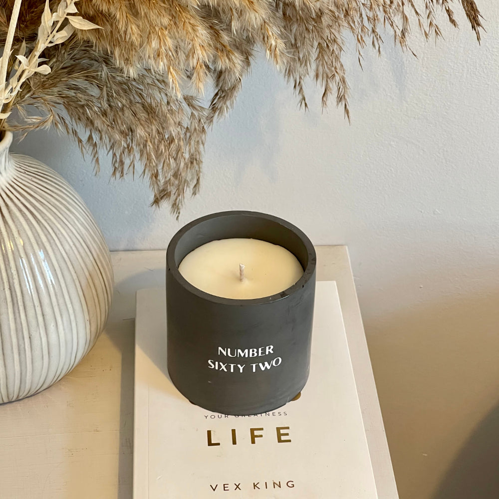 Jar Candle-Charcoal Round